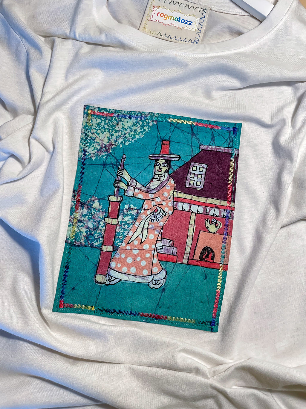 Making Butter | Batik Art T-shirt