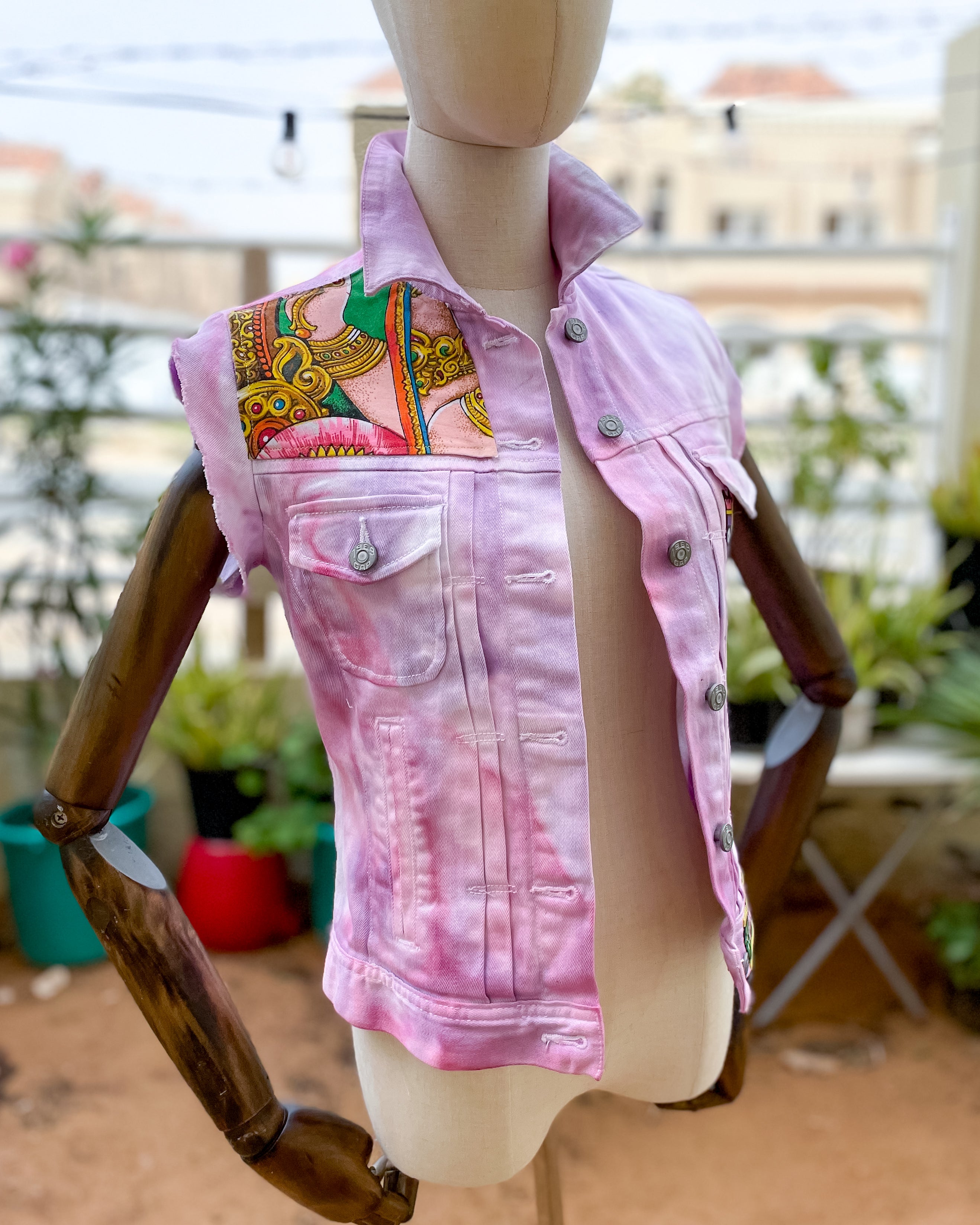 Kali is Punk | Refashioned Denim Vest