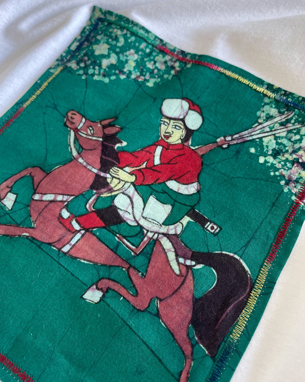 The Hunter | Batik Painting on Cotton T-Shirt