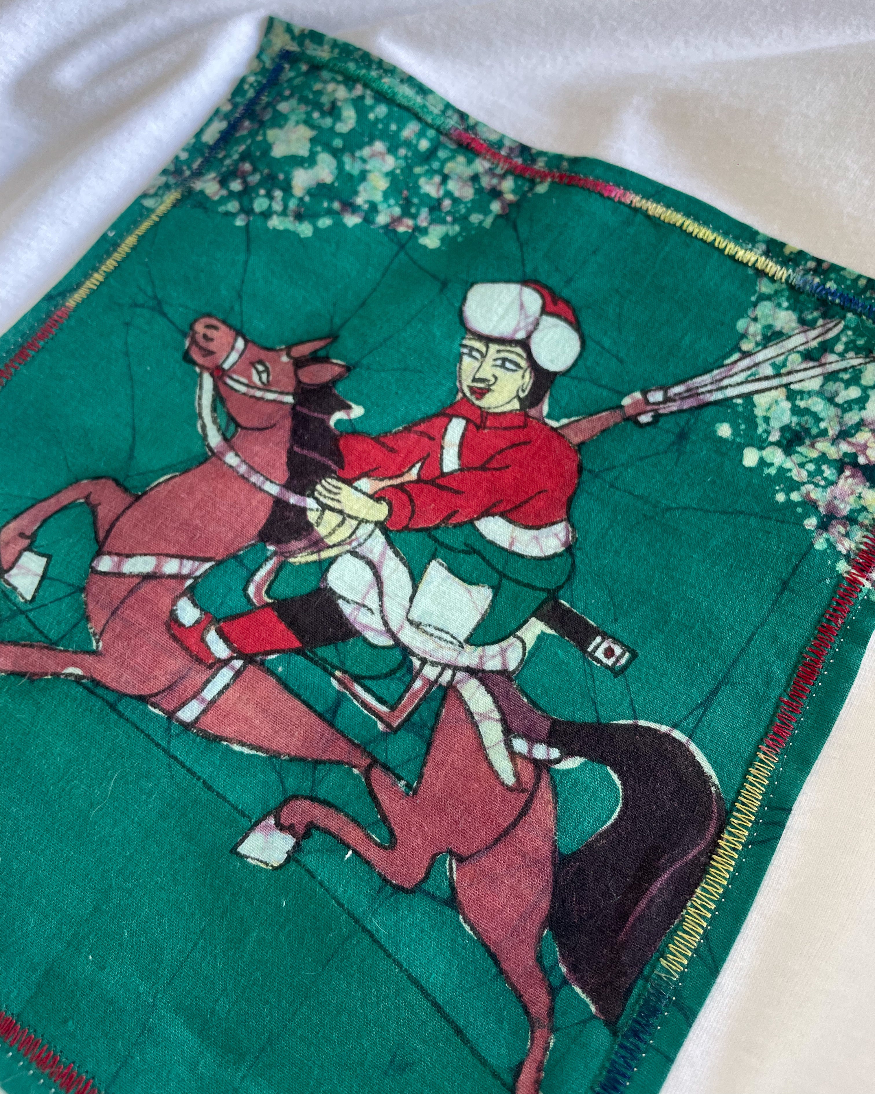The Hunter | Batik Painting on Cotton T-Shirt