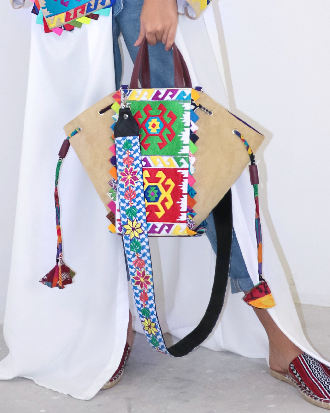 Zima | Suede Bucket Bag