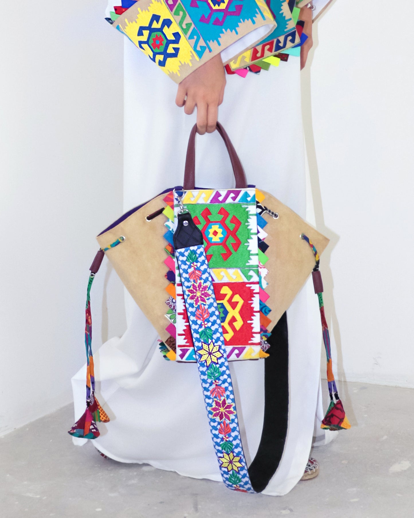 Zima | Suede Bucket Bag
